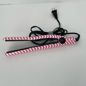 Pink Chevron 1” Flat Iron Helen of Troy